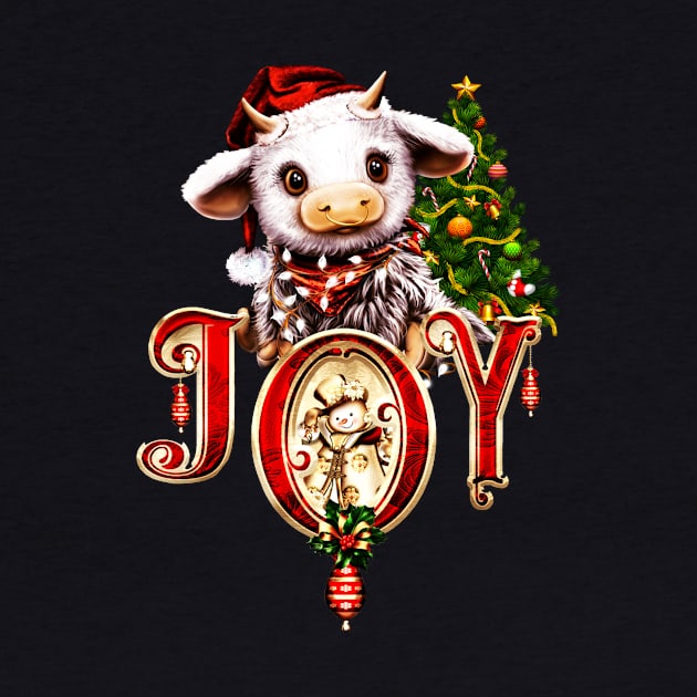 Cute little christmas cow by Nicky2342